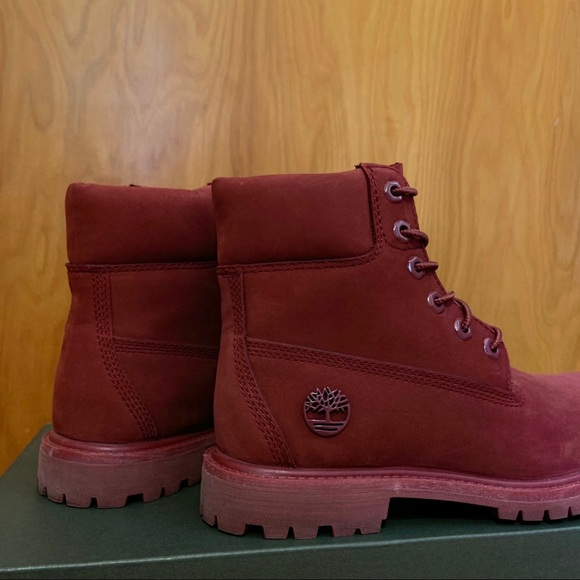 Timberland Shoes - Timberland Premium 6” Waterproof Boot - Dark Red